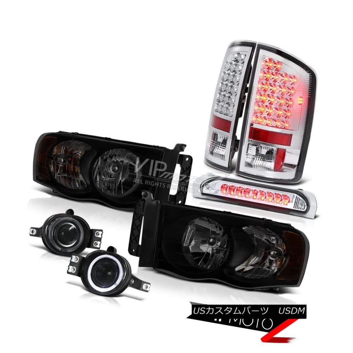 ヘッドライト 02-05 Dodge Ram 2500 3500 5.7L Headlights Foglights Third Brake Lamp Taillamps 02-05ダッジラム2500 3500 5.7Lヘッドライトフォグライト第3ブレーキランプタイルランプ 【並行輸入品】