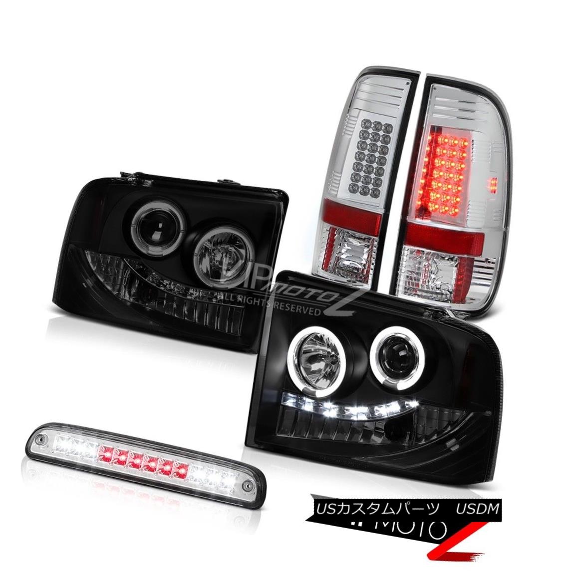 ヘッドライト Angel Eye Headlights LED Brake Taillights High Cargo 05 06 07 F350 King Ranch エンジェルアイヘッドライトLEDブレーキ灯台ハイカーゴ05 06 07 F350キングランチ 【並行輸入品】