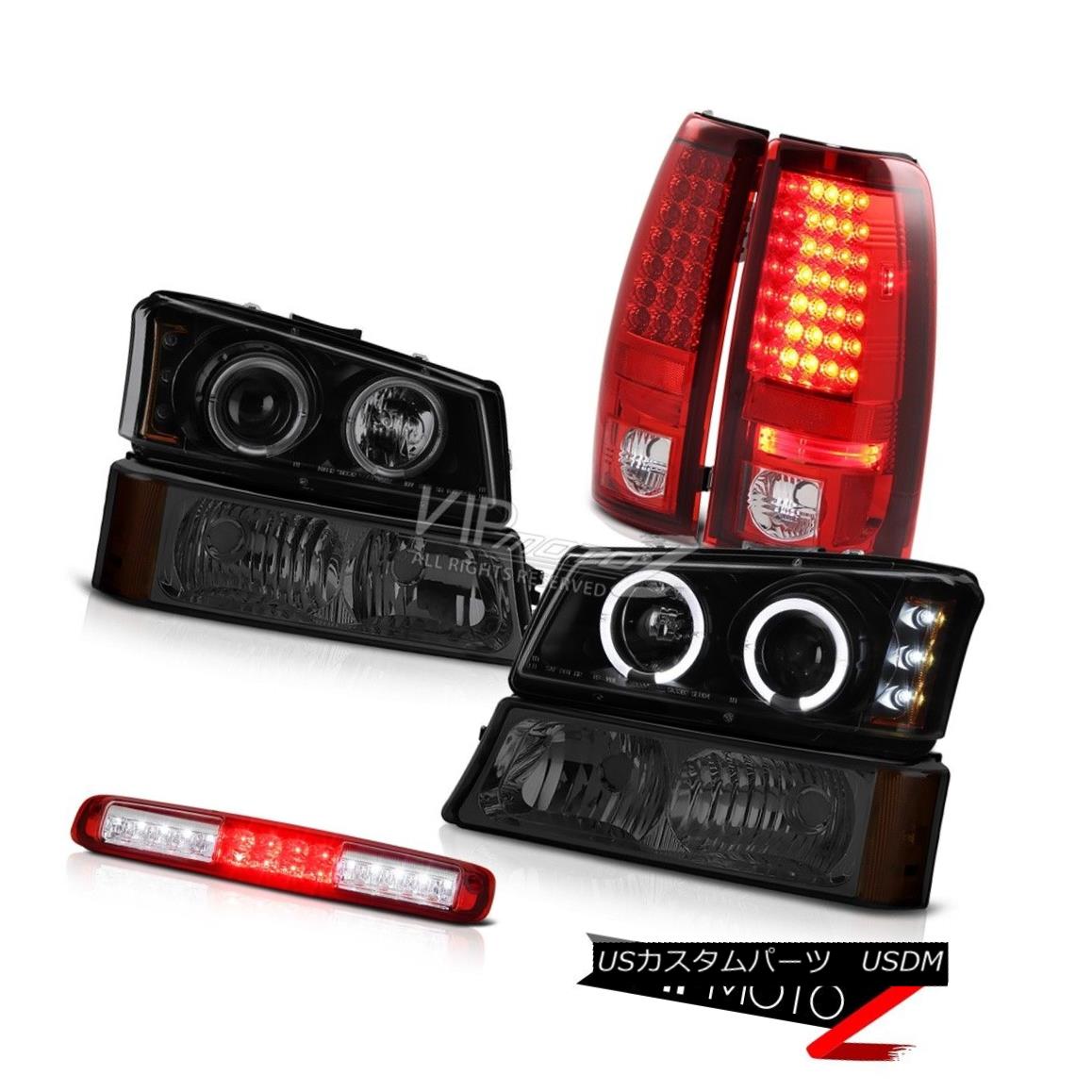 ヘッドライト 2003-2006 Silverado Parking Lamp Bloody Red Third Brake Headlamps Tail Lights 2003 - 2006年シルヴェーラド駐車場ランプ赤い赤色の第3ブレーキヘッドランプテールライト 【並行輸入品】