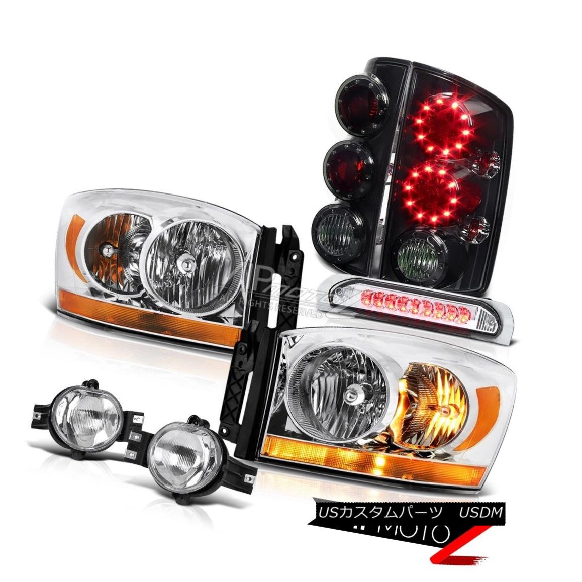 新作モデル ヘッドライト 06 Ram 5 7l Headlights Fog Lamps Roof Brake Lamp Titanium Smoke Rear Lamps 06 Ram 5 7lヘッドライトフォグランプルーフブレーキランプチタンスモークリアランプ 代引き手数料無料 Www Ada Websites Com