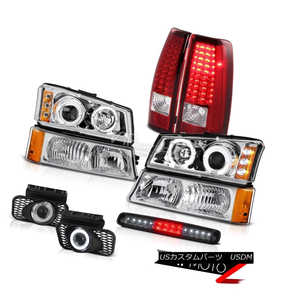 ヘッドライト 03-06 Silverado Signal Light 3RD Brake Foglights Headlamps Red Clear Tail Lamps 03-06 Silveradoシグナルライト3RDブレーキフォグライトヘッドランプレッドクリアテールランプ 【並行輸入品】 69,333円