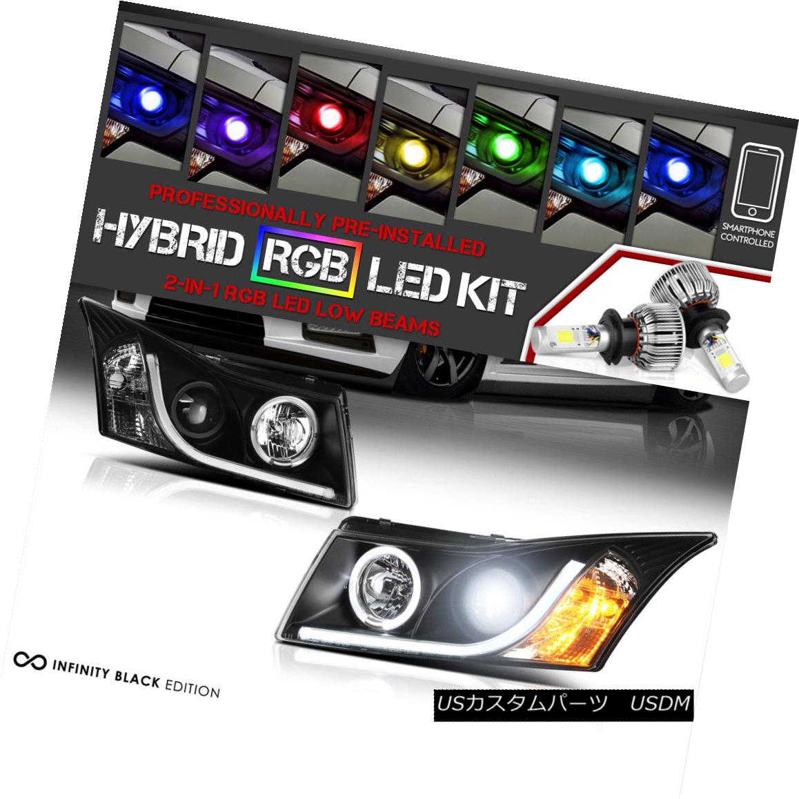 ヘッドライト [COLOR CHANGING LED LOW BEAM] CHEVY CRUZE 2011-2015 Halo Headlights Set+LED Leon [色変更LEDロービーム] CHEVY CRUZE 2011-2015 Haloヘッドライトセット+ LED Leon 【並行輸入品】