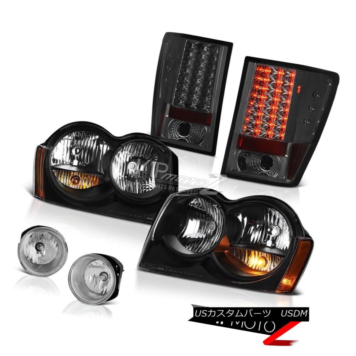 ヘッドライト 2005 2006 Grand Cherokee WK Headlights Euro Clear Foglamps Rear Brake Lamps 2005年2006年グランドチェロキーWKヘッドライトユーロクリアフォグランプリアブレーキランプ 【並行輸入品】