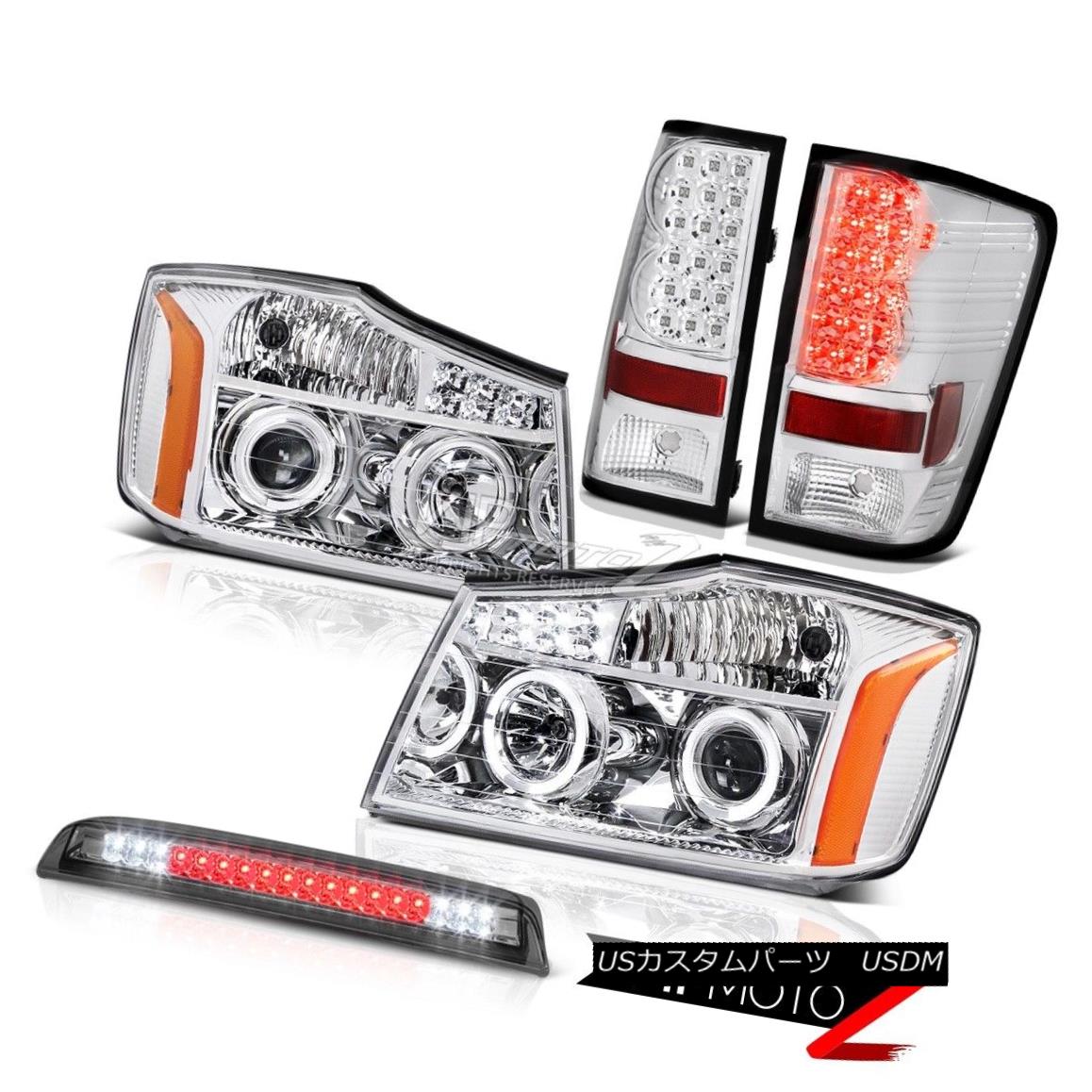 ヘッドライト For 2004-2015 09 10 Titan Projector Headlight LED Tail Lights Third Brake Cargo 2004?2015年09 10タイタンプロジェクターヘッドライトLEDテールライト第3ブレーキ貨物 【並行輸入品】