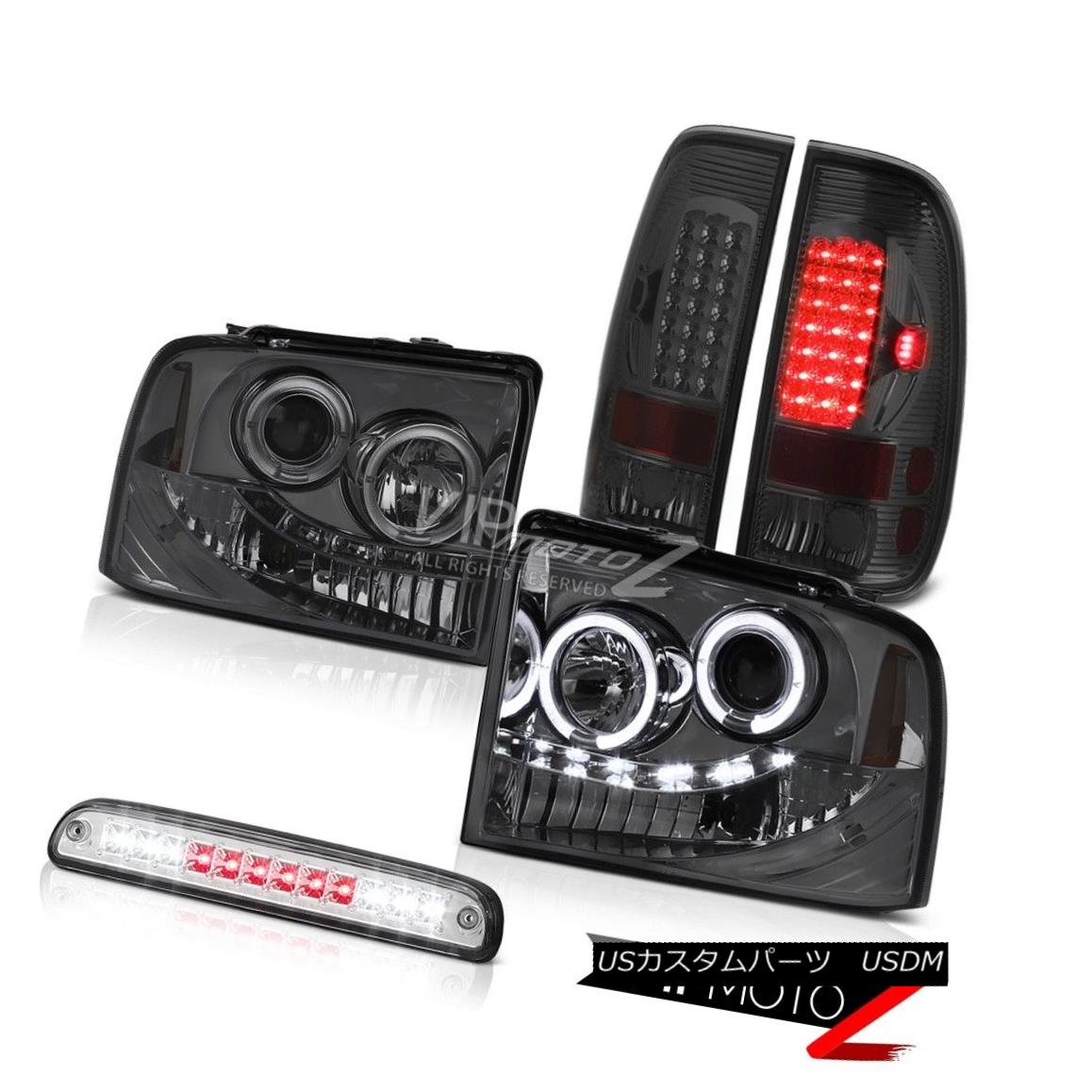 ヘッドライト Smoked Headlight Smoke Brake Tail Light Cargo LED 2005-2007 F350 Harley Davidson スモークヘッドライト煙ブレーキテールライトカーゴLED 2005-2007 F350ハーレーダビッドソン 【並行輸入品】