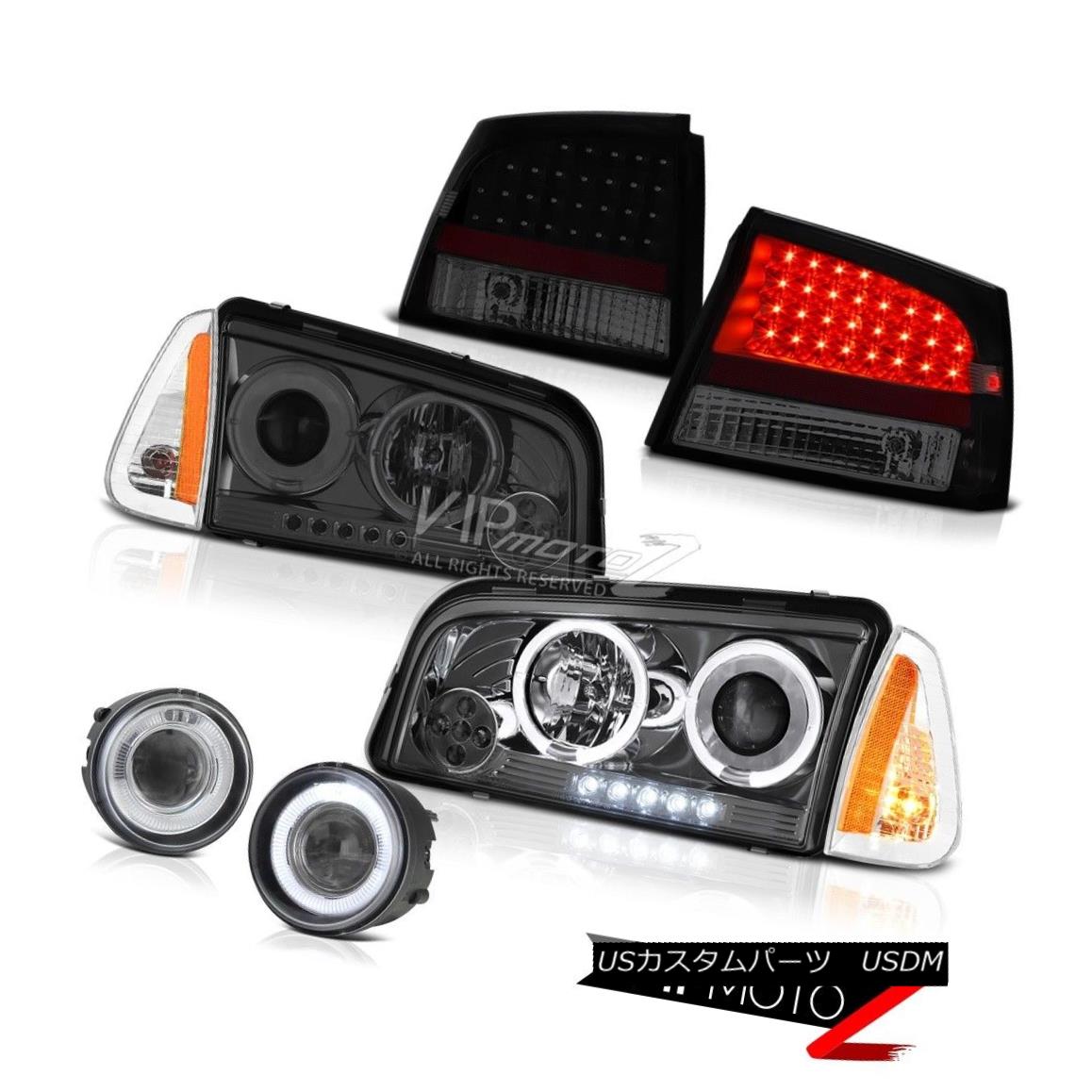 ヘッドライト 06-08 Dodge Charger 2.7L Foglights smoke tinted taillamps corner lamp headlamps 06-08ダッジチャージャー2.7Lフォグライトは、テールライトテールランプコーナーランプヘッドライト 【並行輸入品】 69,333円