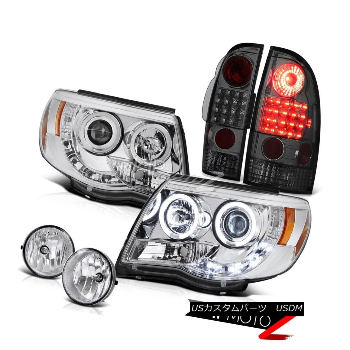 ヘッドライト Headlights w CCFL Angel Eye Smoke LED Tail Lights Lamps Fog 05-11 Toyota Tacoma ヘッドライトw CCFLエンジェルアイスモークLEDテールライトランプフォグ05-11 Toyota Tacoma 【並行輸入品】