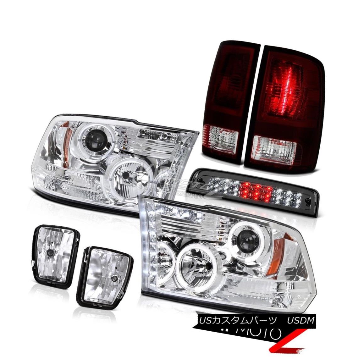 ヘッドライト 13-17 Dodge Ram 1500 3.0L Roof Cargo Lamp Fog Lamps Tail Lights Headlamps LED 13-17ダッジラム1500 3.0L屋根貨物ランプフォグランプテールライトヘッドランプLED 【並行輸入品】