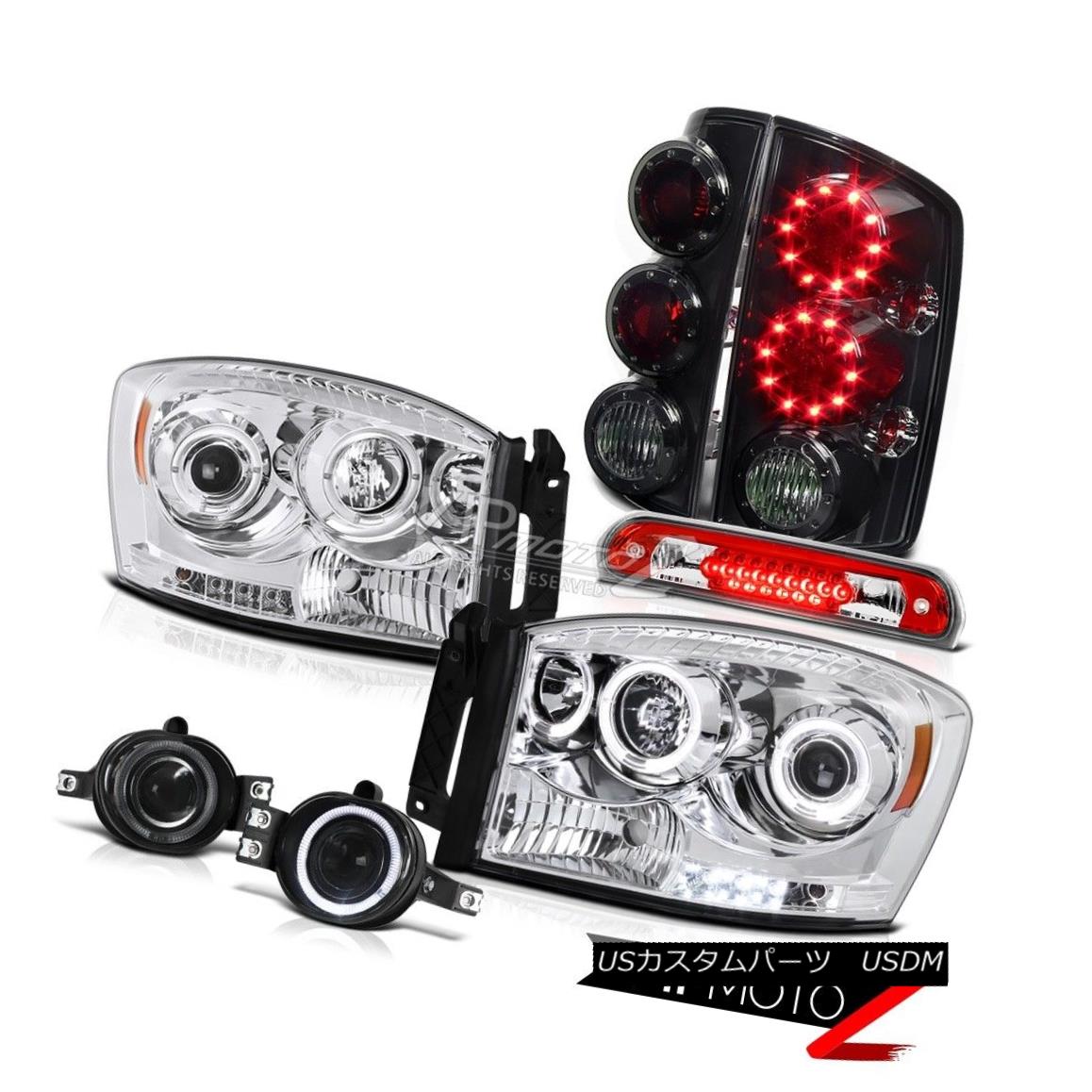 ヘッドライト Headlights Halo DRL LED L.E.D Taillamps Projector Foglamps Cargo 2006 Ram 2500 ヘッドライトHalo DRL LED L.E.D TaillampsプロジェクターFoglamps Cargo 2006 Ram 2500 【並行輸入品】