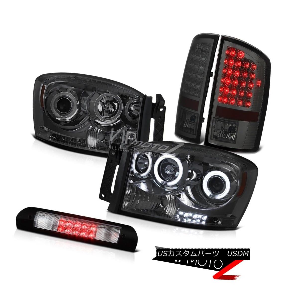 ヘッドライト 2006 Dodge Ram ST 2x CCFL Halo Headlights Smoke LED Tail Lights High Brake Cargo 2006 Dodge Ram ST 2x CCFL HaloヘッドライトスモークLEDテールライトHigh Brake Cargo 【並行輸入品】