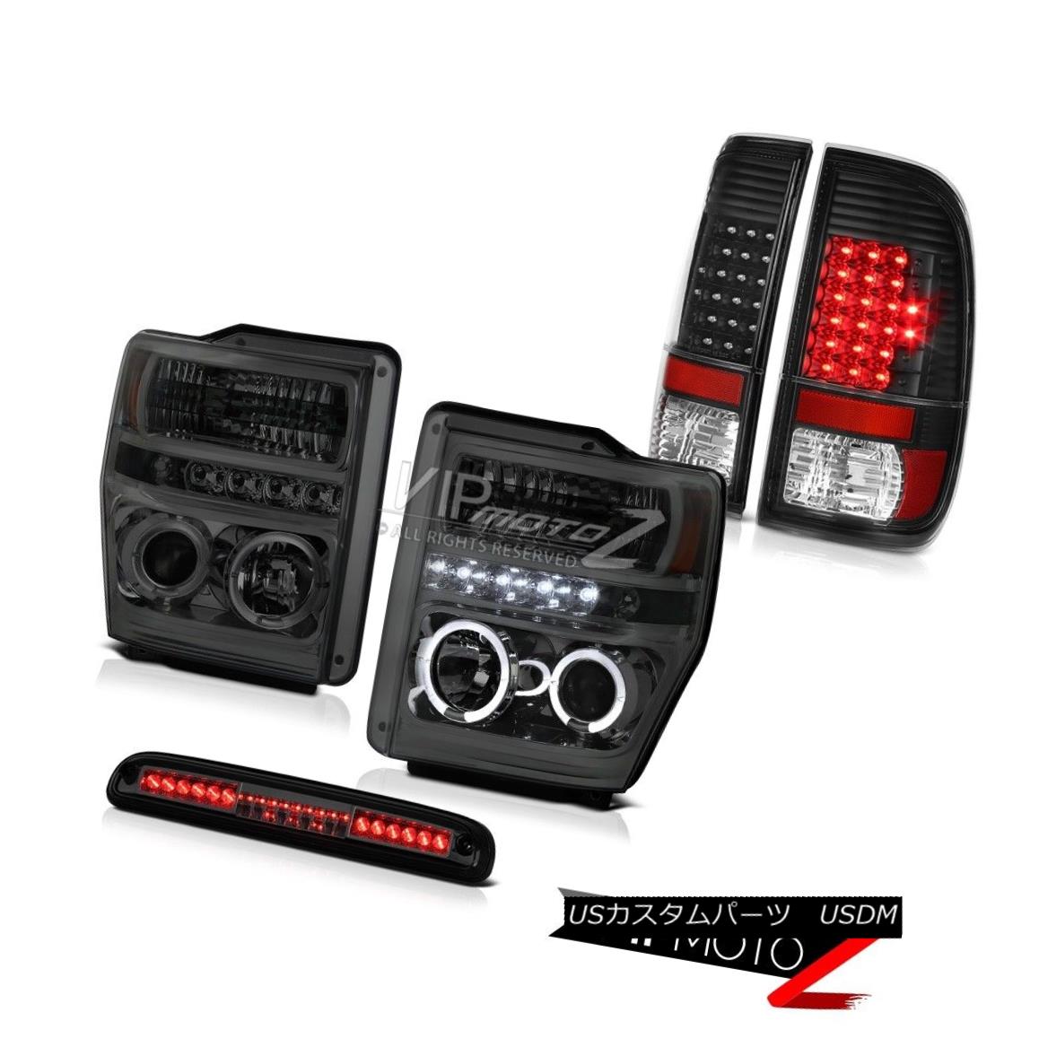 ヘッドライト 08 09 10 Ford F350 Halo LED Projector Headlight Bulbs Tail lamp High Brake Cargo 08 09 10 Ford F350 Halo LEDプロジェクターヘッドライトバルブテールランプハイブレーキカーゴ 【並行輸入品】