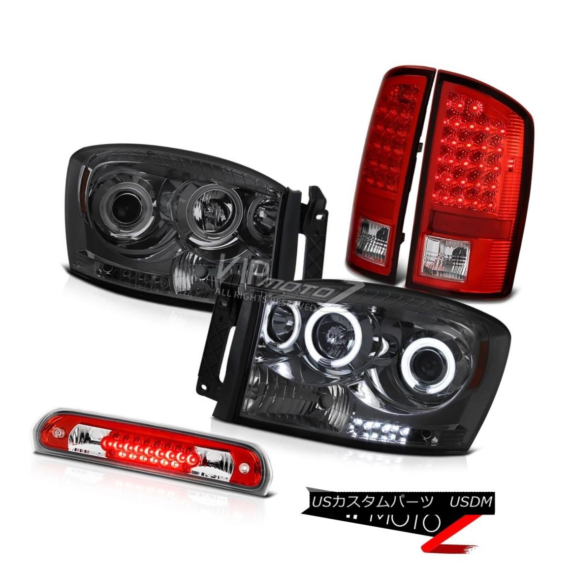 ヘッドライト 2006 Dodge Ram TurboDiesel 2x CCFL Ring Headlights LED Taillamp Roof Brake Cargo 2006ダッジラムターボディーゼル2x CCFLリングヘッドライトLEDテールランプ屋根ブレーキカーゴ 【並行輸入品】