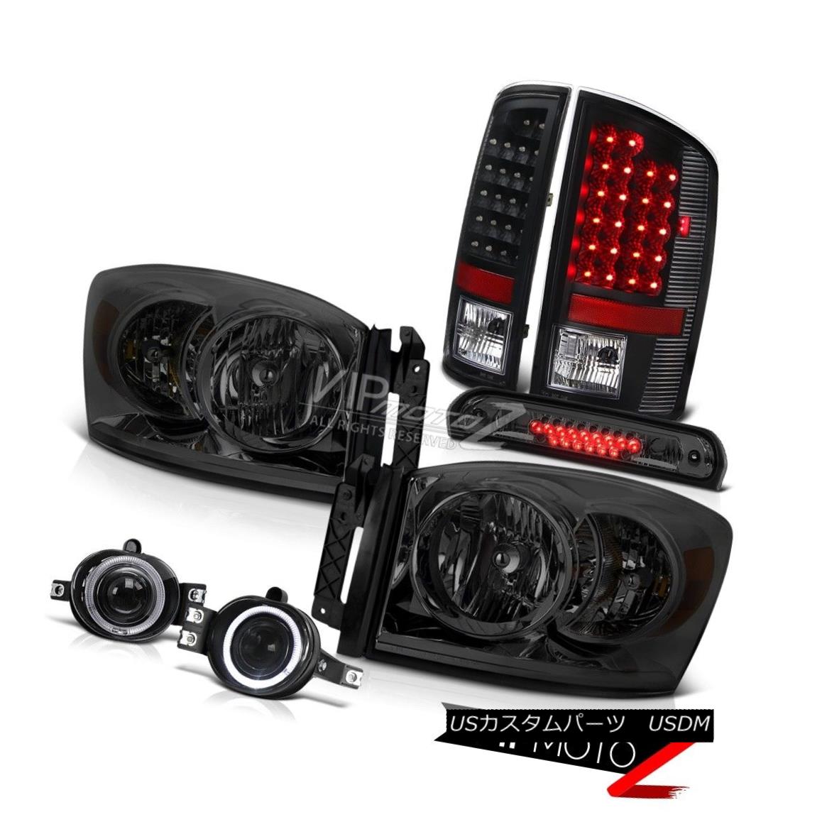 ヘッドライト Crystal Headlights Tail Light LED Projector Bumper Fog Roof Brake Cargo 06 Ram クリスタルヘッドライトテールライトLEDプロジェクターバンパーフォグ屋根ブレーキカーゴ06ラム 【並行輸入品】