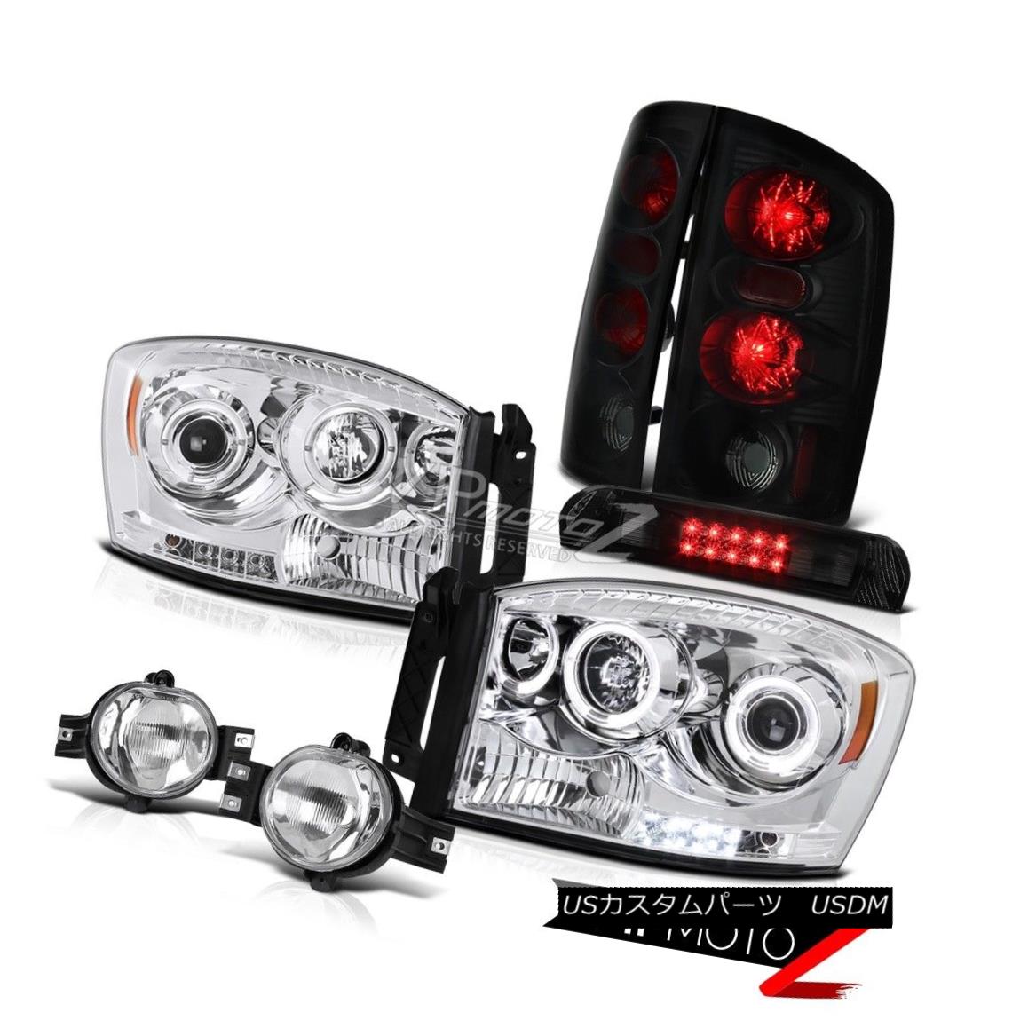 ヘッドライト 2006 Dodge Ram TurboDiesel Angel Eye Headlights Tail Lights Foglights Cargo LED 2006 Dodge Ram TurboディーゼルエンジェルアイヘッドライトテールライトフォグライトカーゴLED 【並行輸入品】