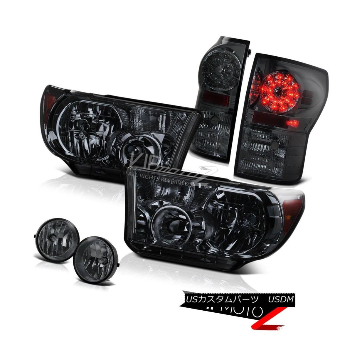 ヘッドライト Smoke Tinted Diamond Headlight+Led Tail Light+Fog Lamp 07-2013 Toyota Tundra 煙がかったダイヤモンドヘッドライト+ Ledテールライト+フォグランプ07-2013 Toyota Tundra 【並行輸入品】