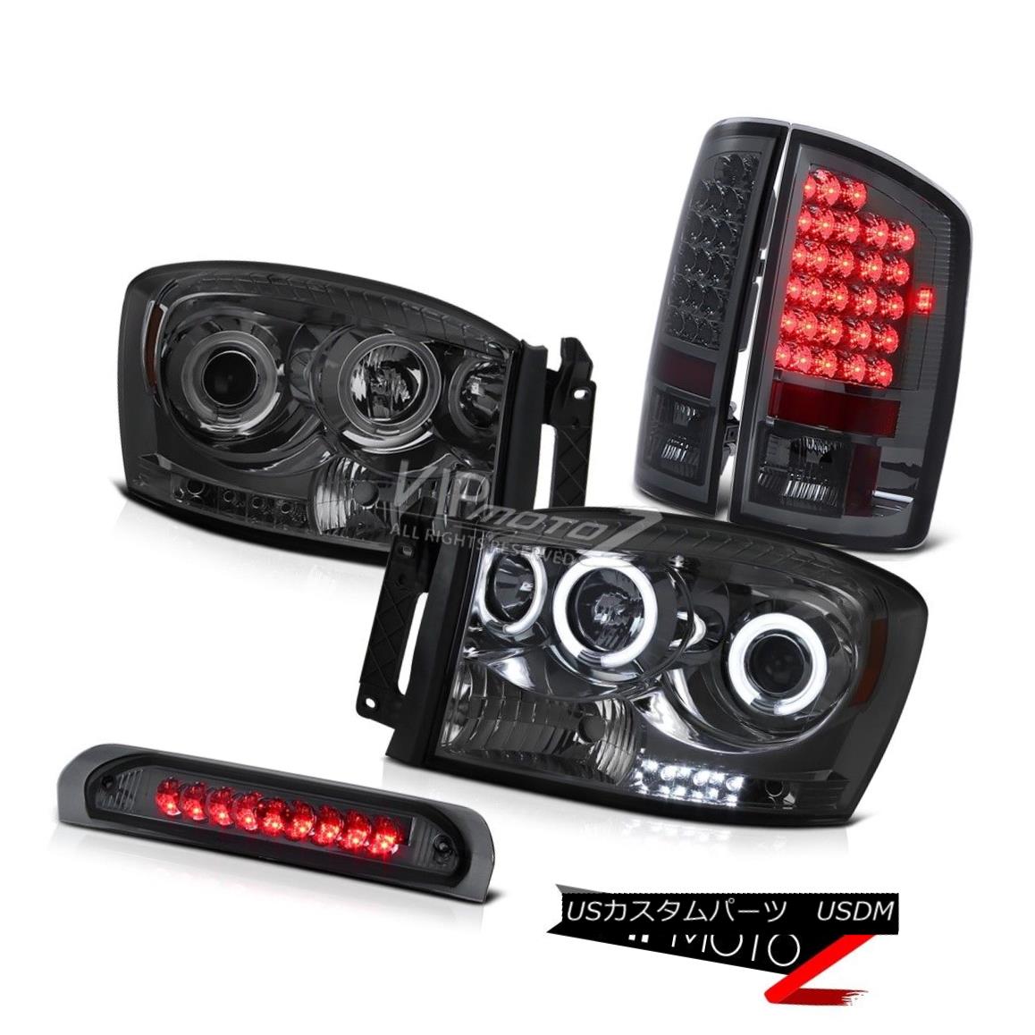 ヘッドライト Smoke L+R CCFL Halo Projector Headlight+LED Tail Lamp+Third Brake Signal 06 RAM 煙L + R CCFLハロープロジェクターヘッドライト+ LEDテールランプ+ 3番目のブレーキ信号06 RAM 【並行輸入品】