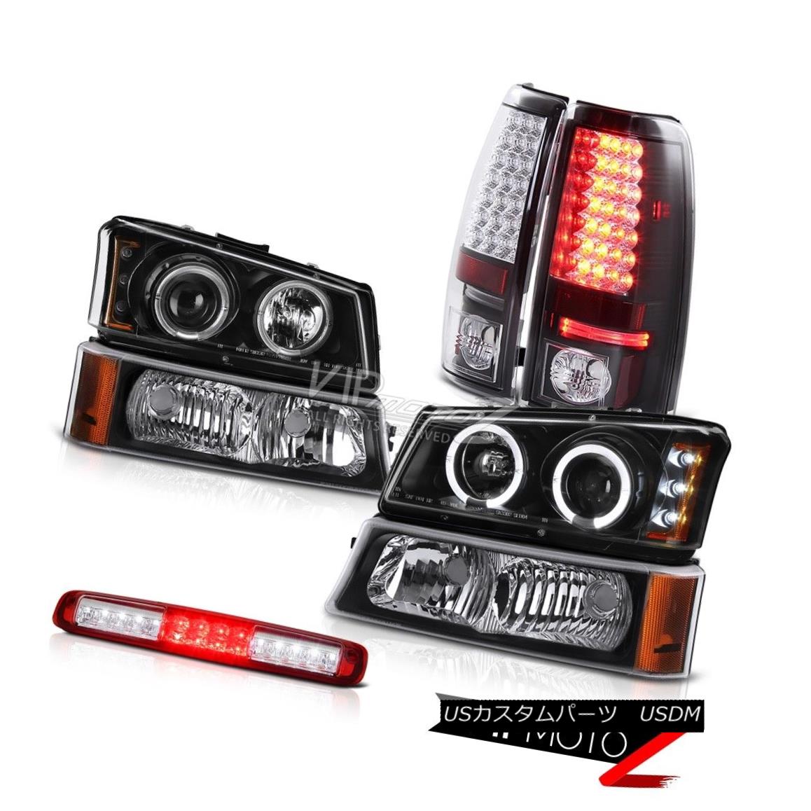 ヘッドライト 03-06 Silverado 1500 Black Parking Lamp Red Roof Cab Light Headlamps Tail Lights 03-06シルバラード1500ブラック・パーキング・ランプレッド・ルーフ・キャブ・ライトヘッドランプテール・ライト 【並行輸入品】