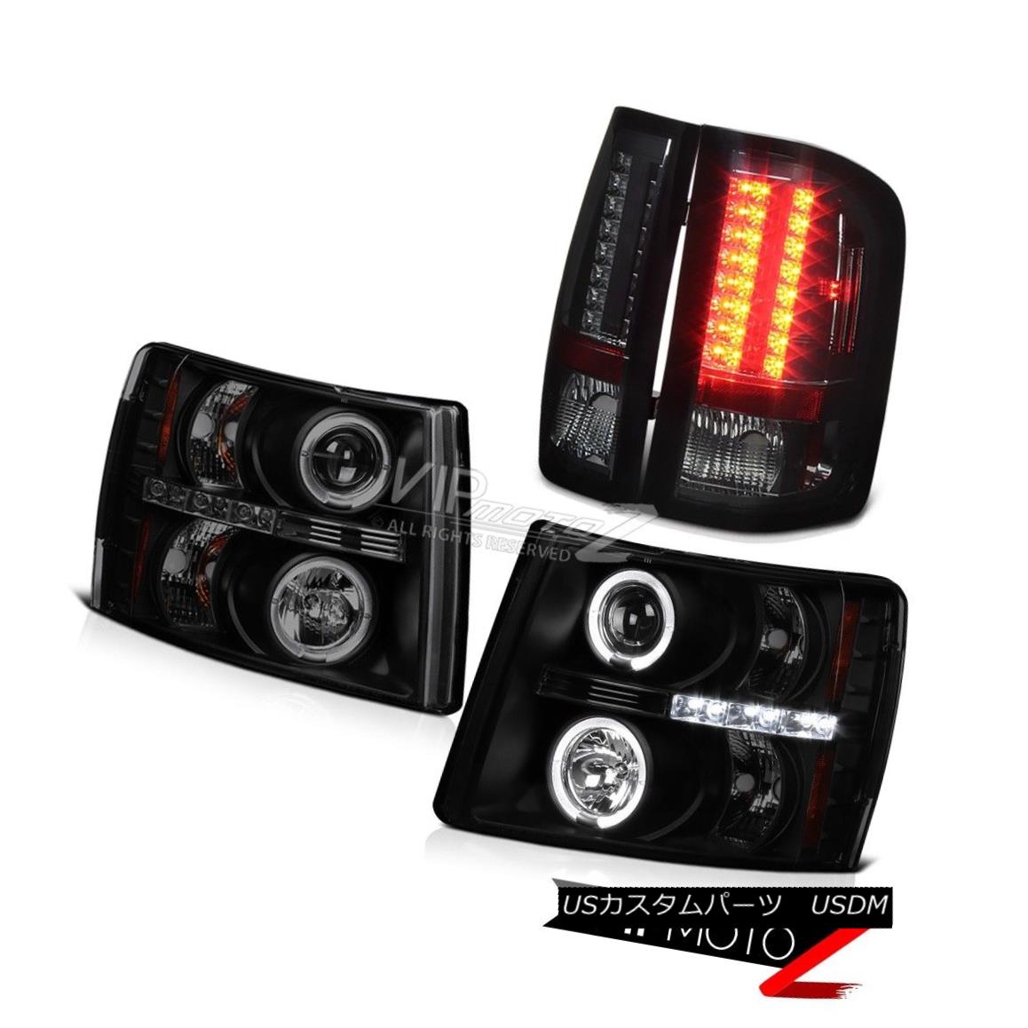 女性が喜ぶ ライト ランプ Smoke Darkest ヘッドライト Projector Ltz Silverado 07 13 Taillamp Led ハイパワー 暗い煙プロジェクターヘッドライト Ltz Silverado 07 13 Taillamp Led Power High Headlights Sercomedsa Cl