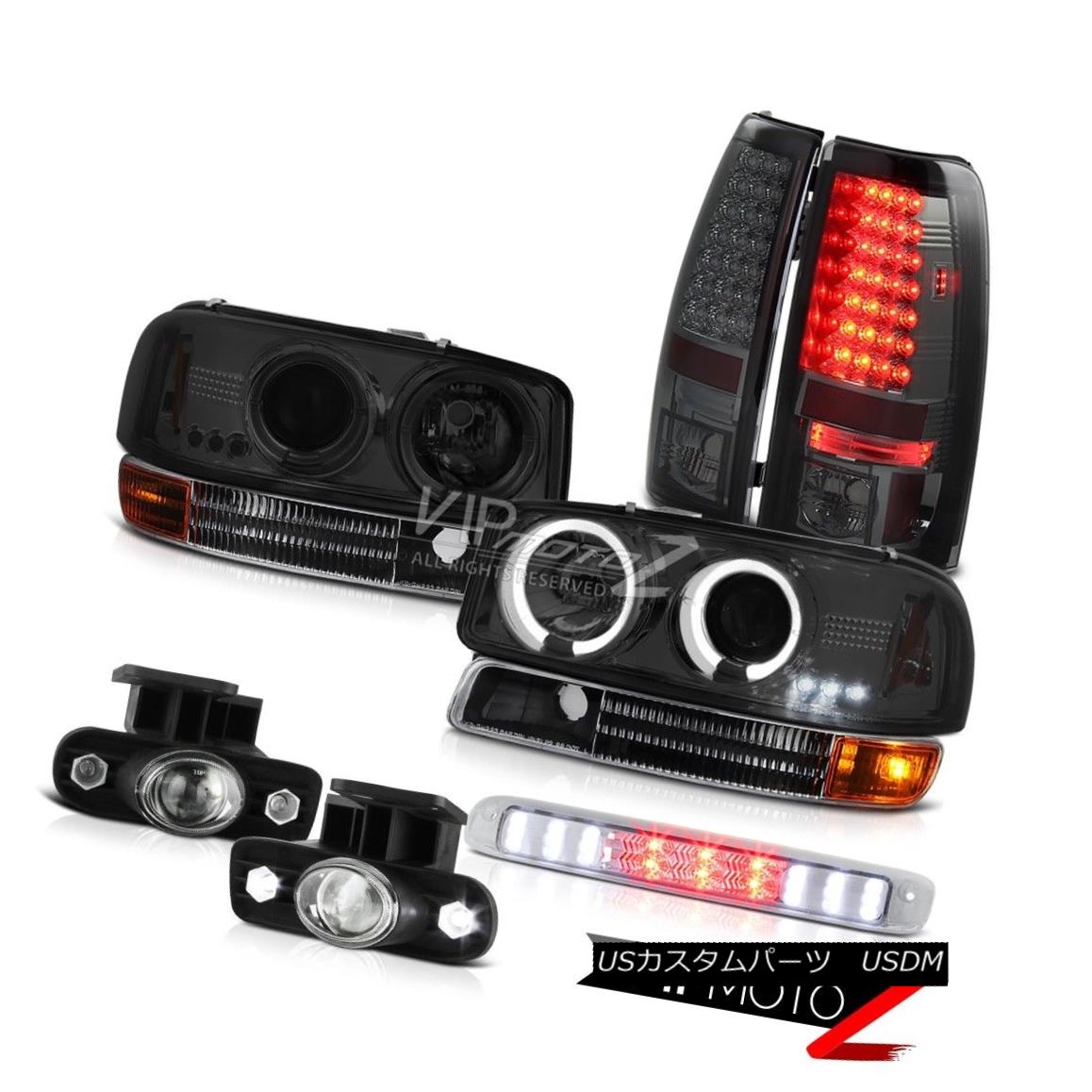 ヘッドライト Halo Headlights Signal LED Bulbs Tail Lights Projector Fog Cargo 99-02 Sierra V8 Haloヘッドライト信号LED電球テールライトプロジェクターフォグカーゴ99-02 Sierra V8 【並行輸入品】