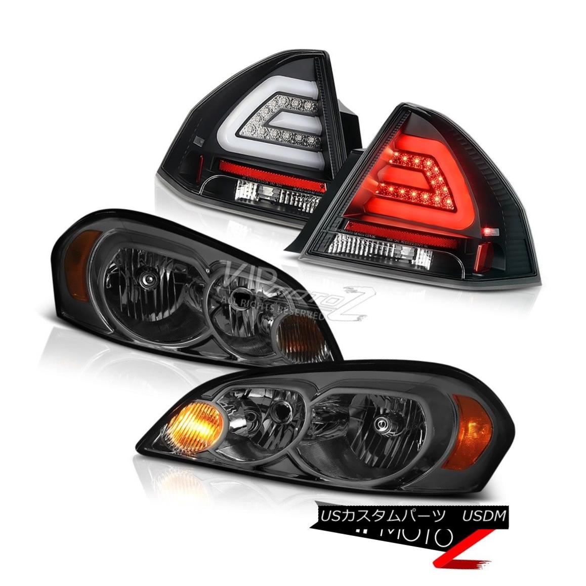 ヘッドライト 2006-2013 CHEVY IMPALA LT Raven black rear brake lamps titanium smoke headlights 2006-2013 CHEVY IMPALA LTレッド・ブラックリア・ブレーキ・ランプチタン・スモーク・ヘッドライト 【並行輸入品】