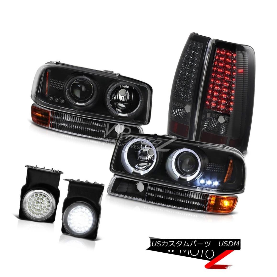 ヘッドライト 2003 Sierra 5.3L V8 LED Projector Headlight Bumper Smoked LED Tail Lamp Foglight 2003 Sierra 5.3L V8 LEDプロジェクターヘッドライトバンパースモークLEDテールランプFoglight 【並行輸入品】
