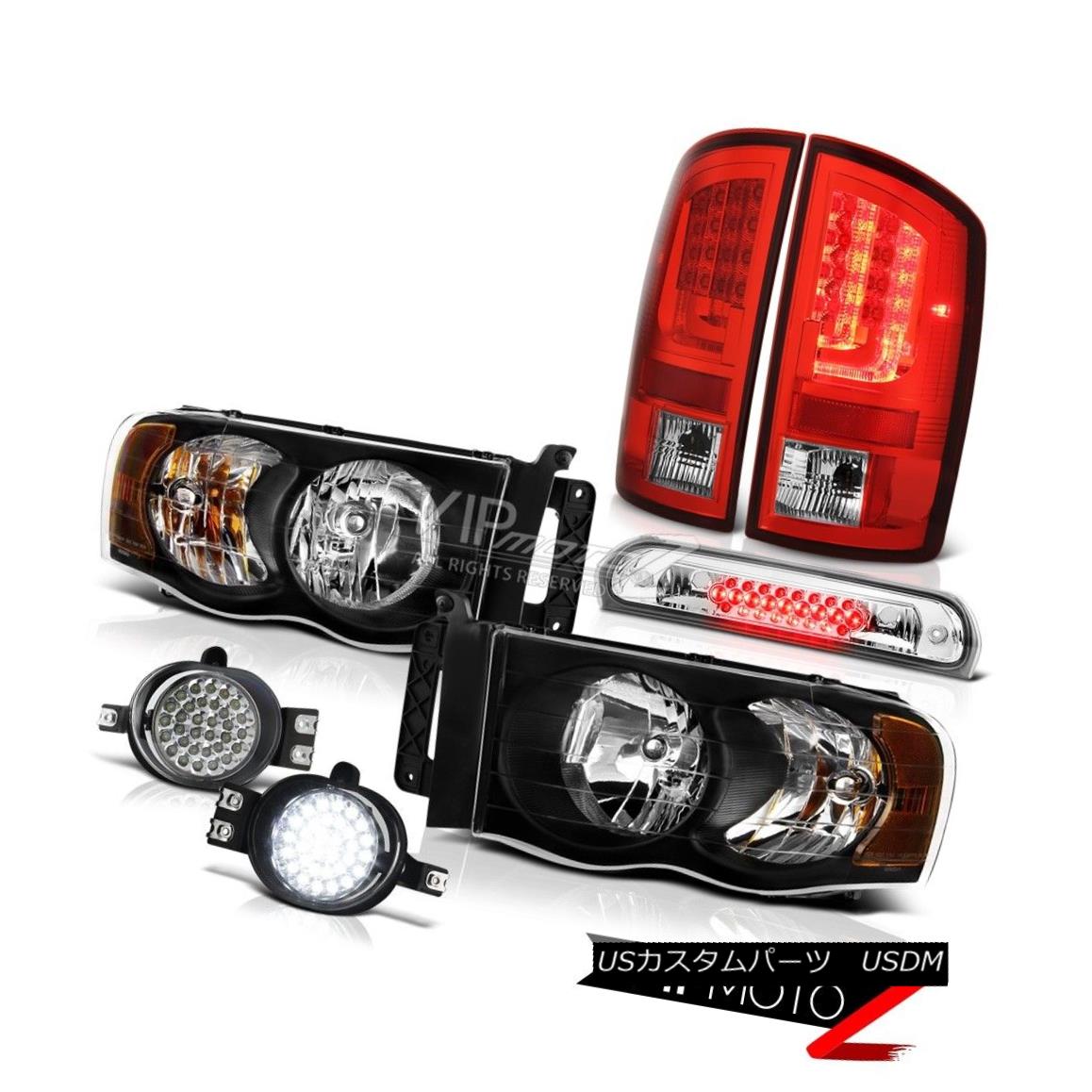 ヘッドライト 02-05 Ram 1500 2500 3500 SLT Tail Lights Headlights Fog 3RD Brake Light Assembly 02-05 Ram 1500 2500 3500 SLTテールライトヘッドライトフォグ3RDブレーキライトアセンブリ 【並行輸入品】