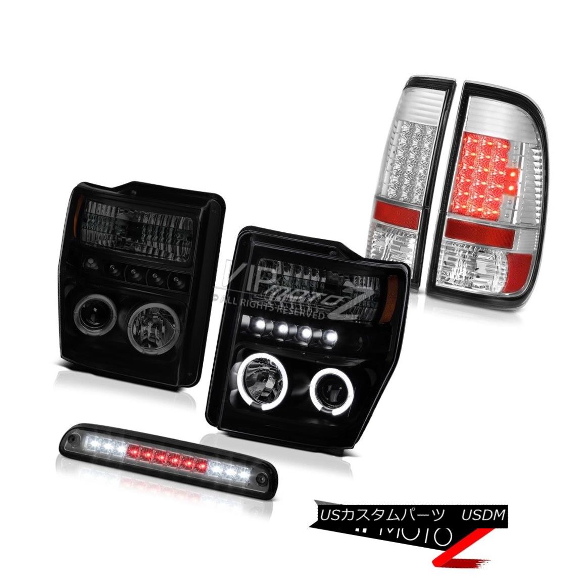 超特価sale開催 ライト ランプ 08 10 ヘッドライト F250 F250トライトンv8デュアル ハロー ヘッドライトスモーク Ledブレーキ テールライト サード 08 10 Third Taillights Brake Led Smoke Headlights Halo Dual V8 Triton Newsfromthetrail