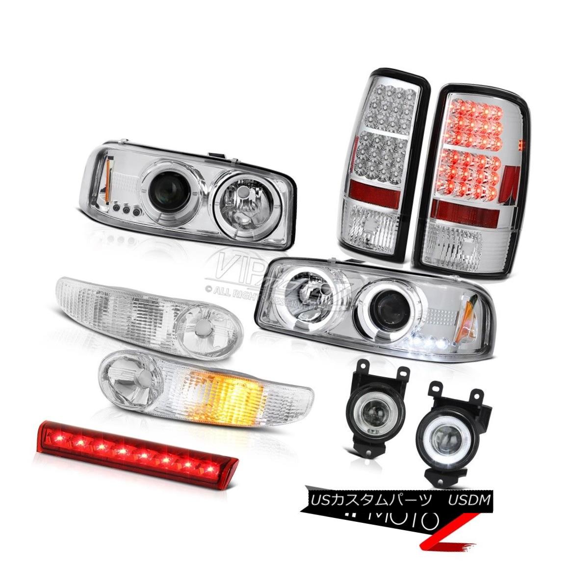 最新の激安 ライト ランプ Brake Third Lamp Fog Light Tail Led Bumper Headlight Rim Halo ヘッドライト 01 06 Haloリムヘッドライトバンパーledテールライトフォグランプ3rdブレーキ01 06ユーコンデナリ Denali Yukon Www Hugaas Ae