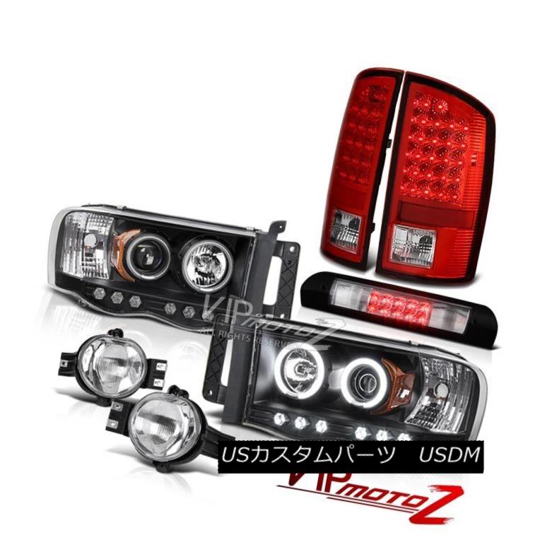 ヘッドライト 2002-2005 Ram Magnum V8 CCFL Headlights LED Brake Tail Light Euro Fog Roof Cargo 2002-2005ラムマグナムV8 CCFLヘッドライトLEDブレーキテールライトユーロフォグ屋根貨物 【並行輸入品】