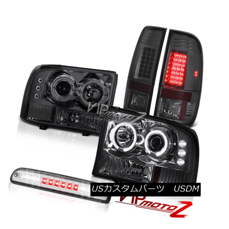 ヘッドライト Angel Eye Headlamps High LED Smoke Tail Light 1999-2004 F350 Harley Davidson エンジェルアイヘッドランプハイLED煙テールライト1999-2004 F350ハーレーダビッドソン 【並行輸入品】