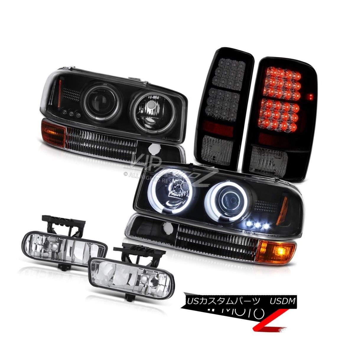 ヘッドライト Black CCFL Headlights LED Tail Lights Lamps FogLights 2000-2006 Yukon XL GMT800 ブラックCCFLヘッドライトLEDテールライトランプFogLights 2000-2006ユーコンXL GMT800 【並行輸入品】