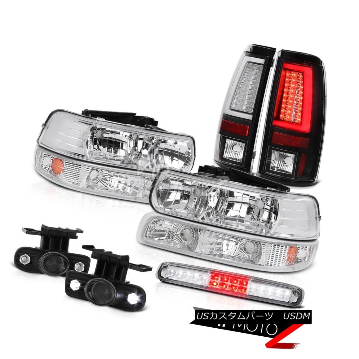 ヘッドライト 99-02 Silverado LTZ Tail Lamps Headlights 3rd Brake Lamp Signal Fog Lights LED 99-02 Silverado LTZテールランプヘッドライト第3ブレーキランプ信号フォグライトLED 【並行輸入品】