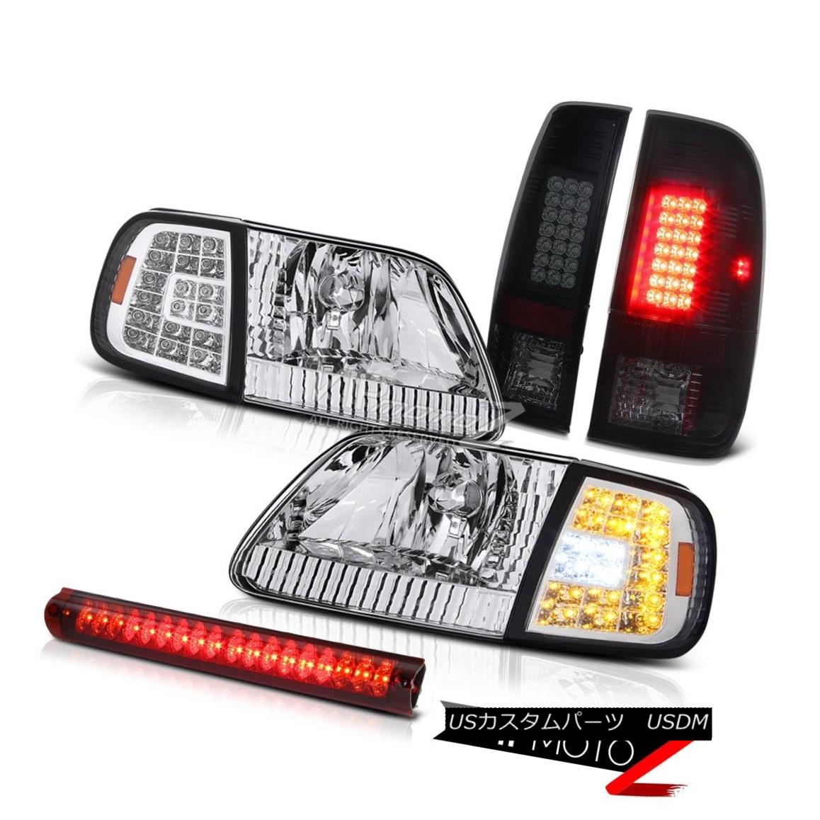 ヘッドライト Clear Headlights LH RH LED Signal Bright Taillamps High Red 1997-2003 F150 XLT クリアヘッドライトLH RH LEDシグナルブライトタイランプハイレッド1997-2003 F150 XLT 【並行輸入品】