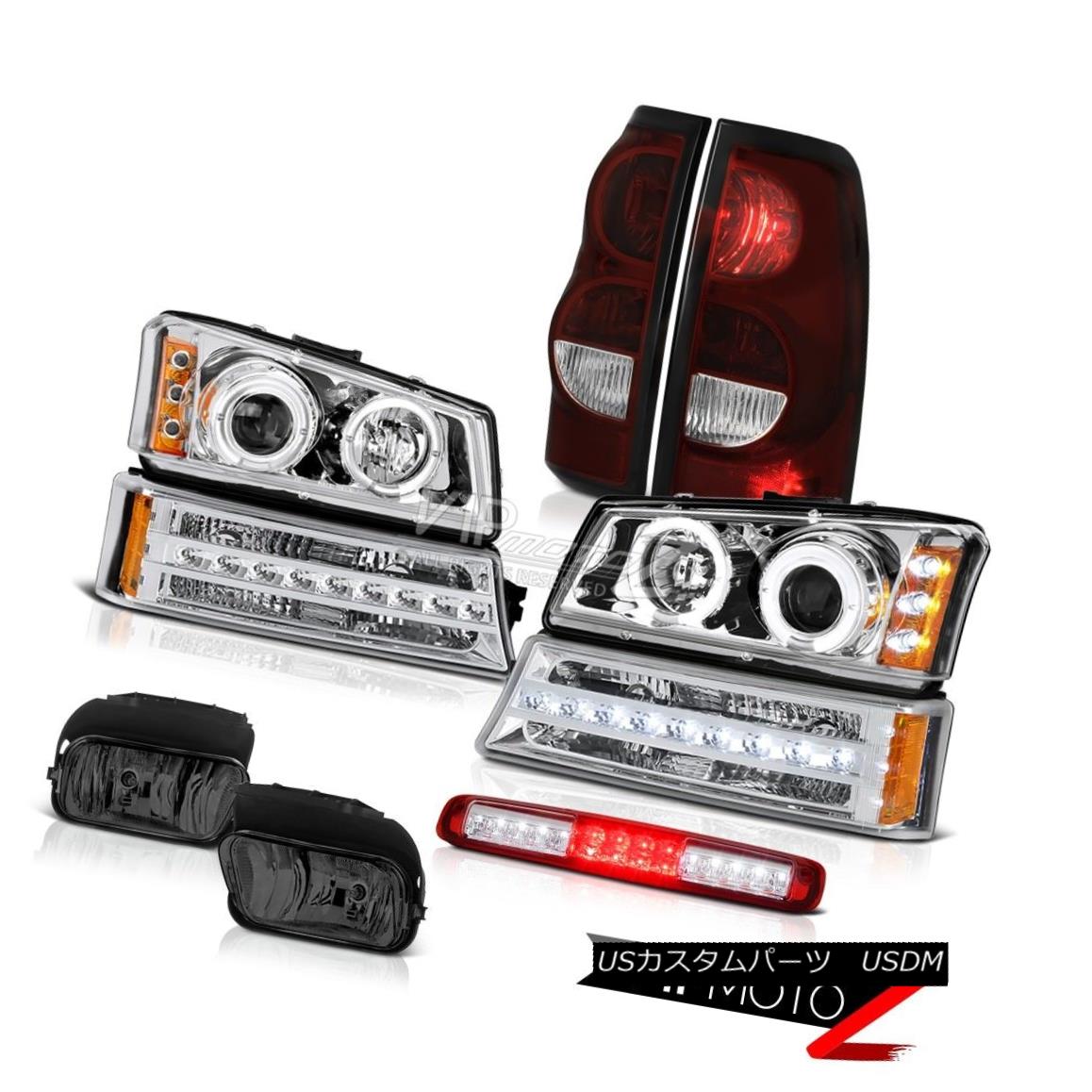 値段が激安 ヘッドライト 03 06 Silverado High Stop Lamp Smokey Fog Lights Tail Turn Signal Headlamps 03 06シルバラードハイストップランプスモーキーフォグライトテールターンシグナルヘッドランプ 車 用品 バイク用品 車用品 Usdm 0013 614