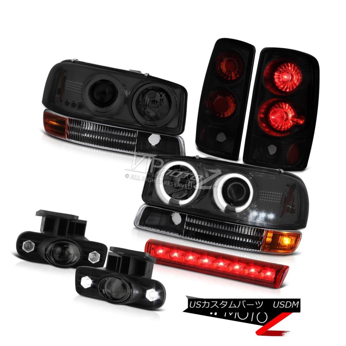 ヘッドライト CCFL Angel Eye Headlights Tail Lights LED DRL Fog Red Third Brake 00-06 Yukon XL CCFLエンジェルアイヘッドライトテールライトLED DRLフォグレッド第3ブレーキ00-06ユーコンXL 【並行輸入品】