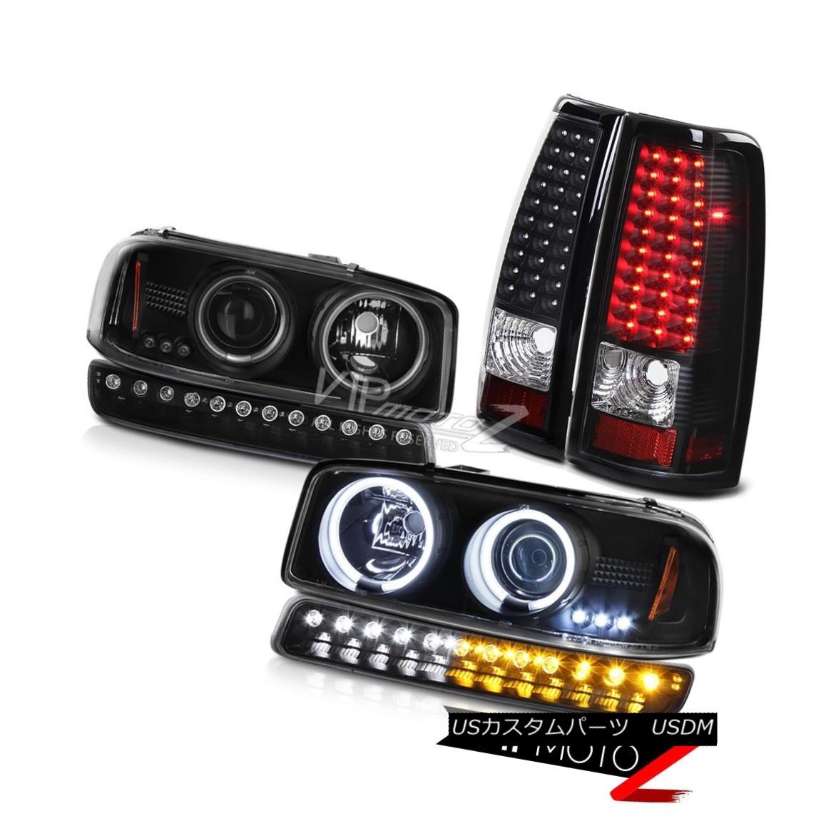 ヘッドライト 1999-2006 Sierra SL Black tail lights turn signal ccfl projector headlights SMD 1999-2006シエラSLブラックテールライトターンシグナルccflプロジェクターヘッドライトSMD 【並行輸入品】