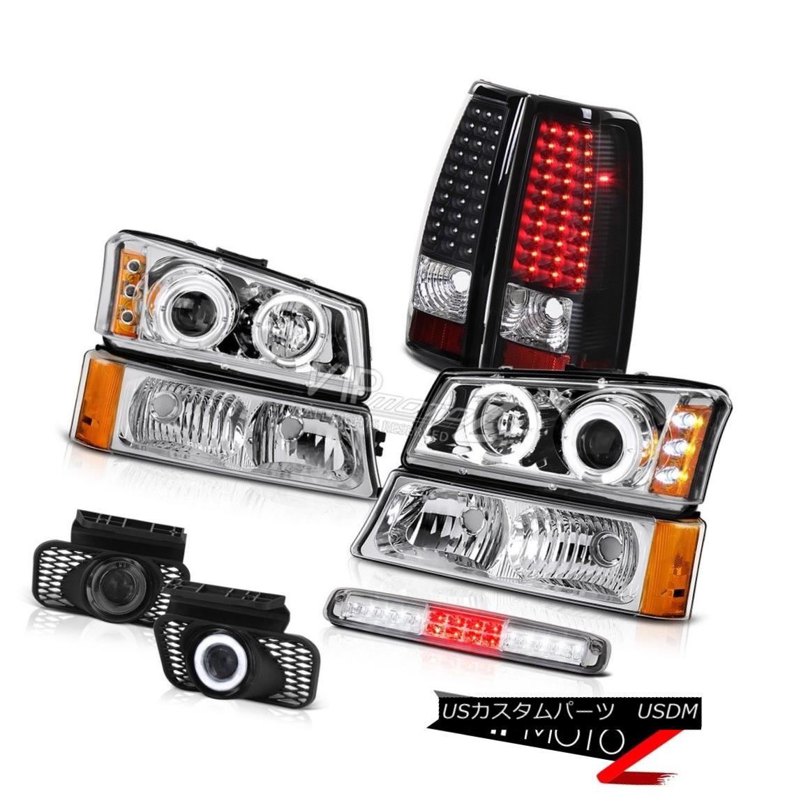 ヘッドライト 03-06 Chevy Silverado Bumper Light Roof Brake Fog Lights Headlamps Taillights 03-06 Chevy Silveradoバンパーライトルーフブレーキフォグライトヘッドランプテールランプ 【並行輸入品】