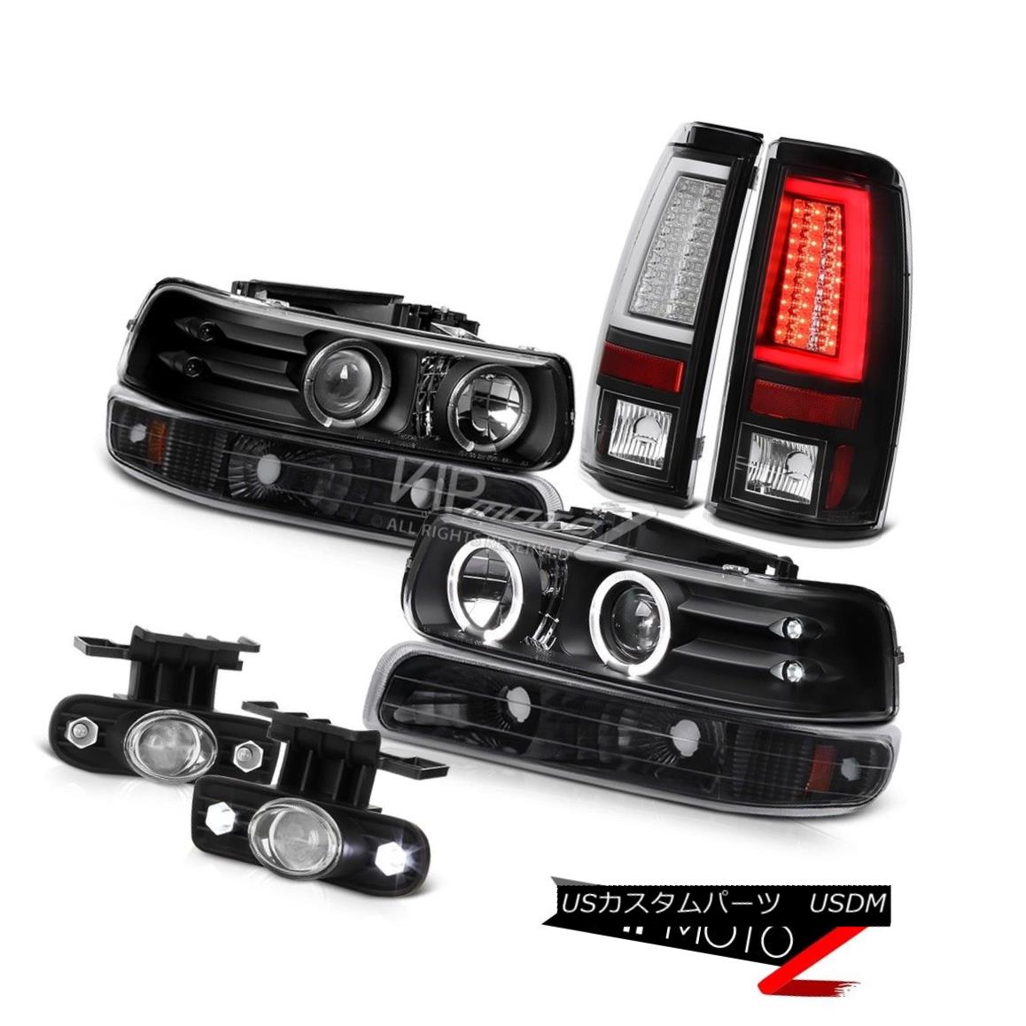 ヘッドライト 1999-2002 Chevy Silverado Taillights Foglights Bumper Light Headlights Projector 1999-2002シボレーシルバラードティアライズフォグライトバンパーライトヘッドライトプロジェクター 【並行輸入品】