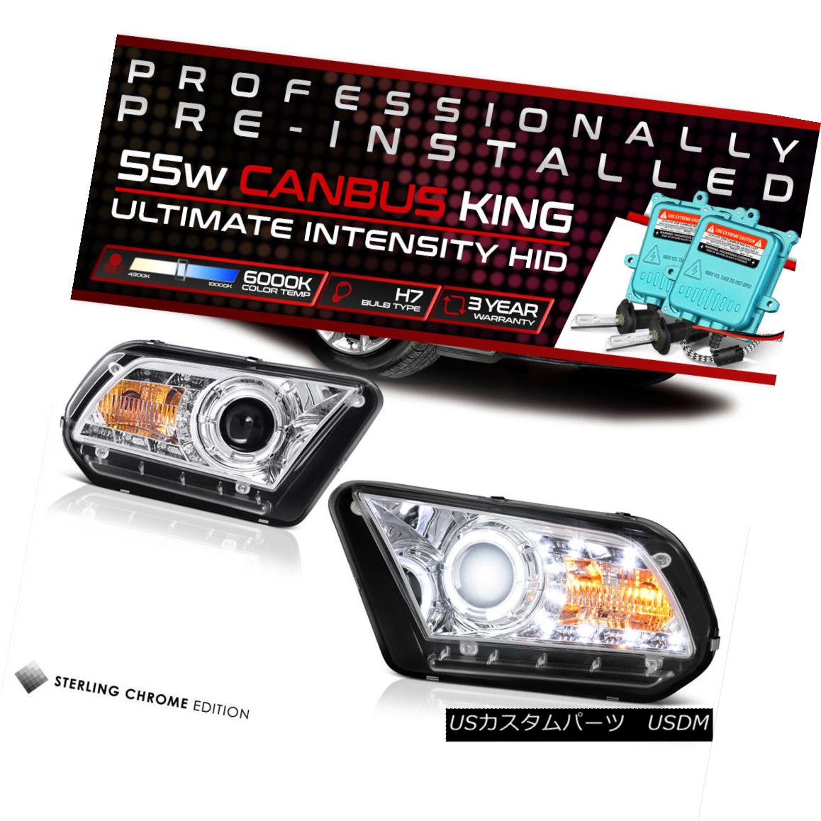 ヘッドライト {Pre-Installed HID Low Beam} 2010-2014 Ford Mustang Boss 302 GT500 Headlight SET {プリインストールされたHIDロービーム} 2010-2014 Ford Mustang Boss 302 GT500ヘッドライトSET 【並行輸入品】