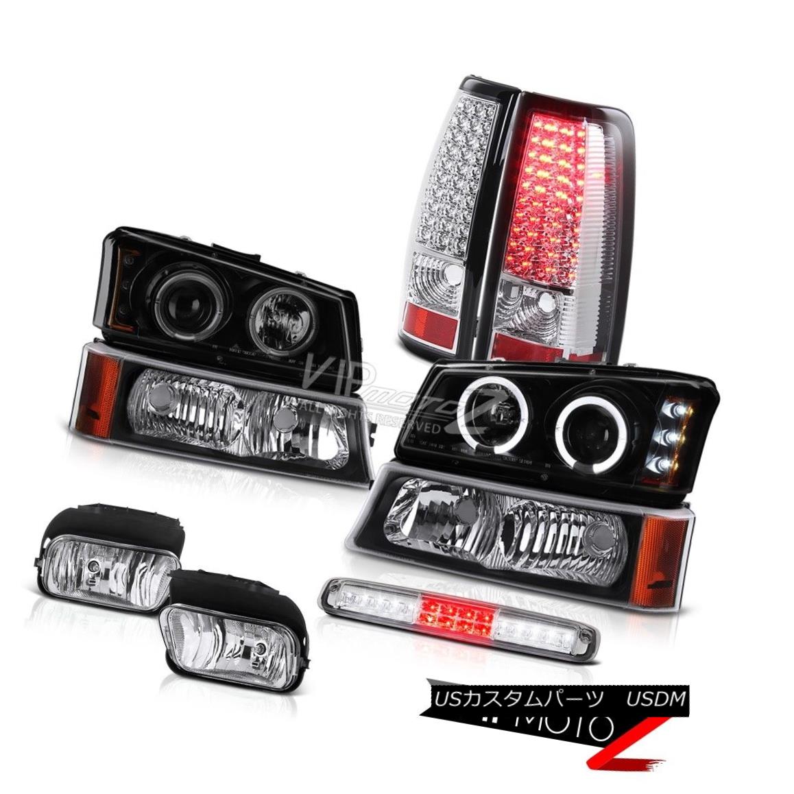 ヘッドライト 03-06 Silverado Fog Lamps Black Bumper Light Roof Cab Lamp Headlamps Rear Brake 03-06 Silveradoフォグランプブラックバンパーライトルーフキャブランプヘッドランプリアブレーキ 【並行輸入品】