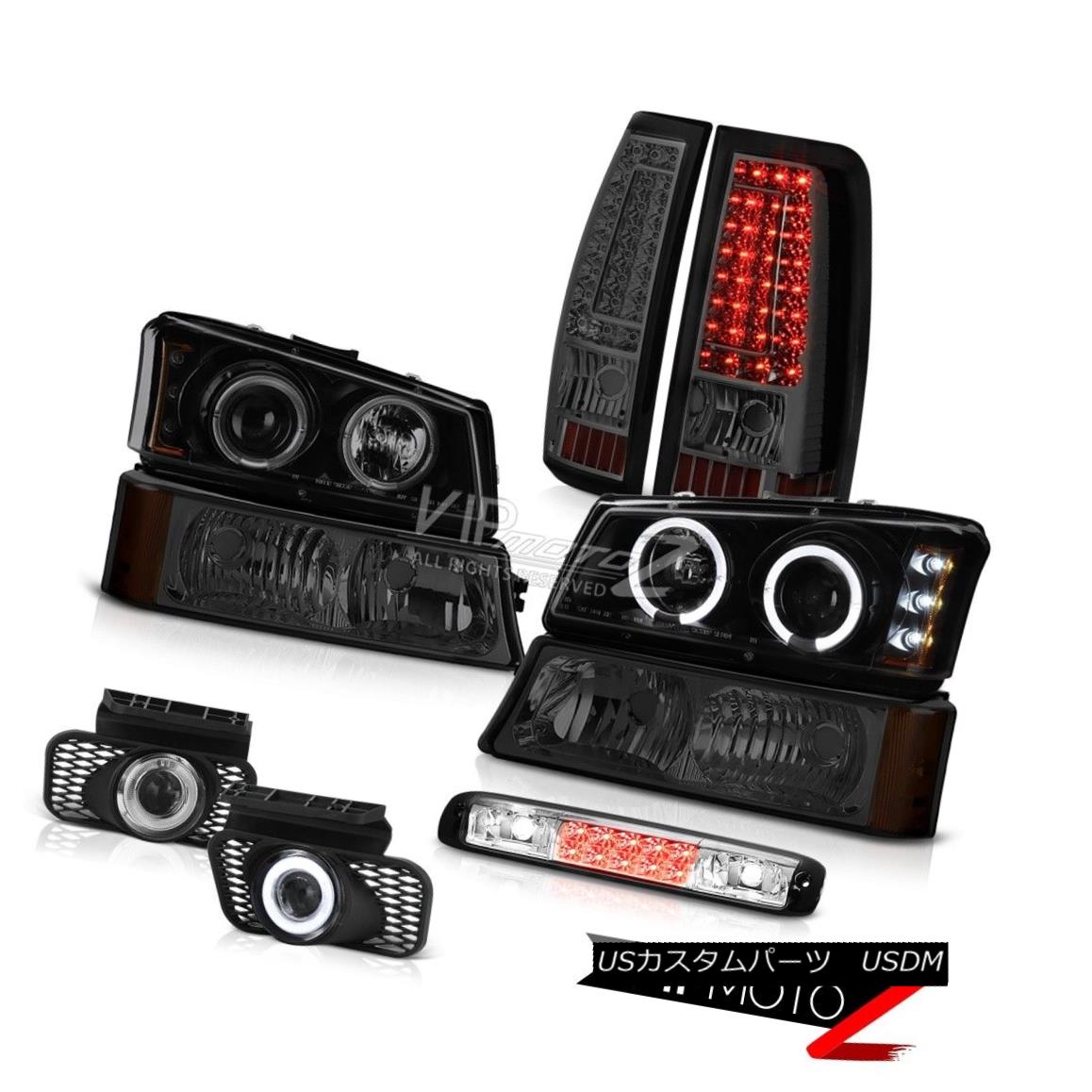 ヘッドライト 03-06 Silverado 3500Hd Roof Cab Lamp Foglights Smoked Taillamps Bumper Headlamps 03-06シルバラード3500Hdルーフキャブ・ランプ・フォグライトスモーク・タイルランプバンパー・ヘッドランプ 【並行輸入品】
