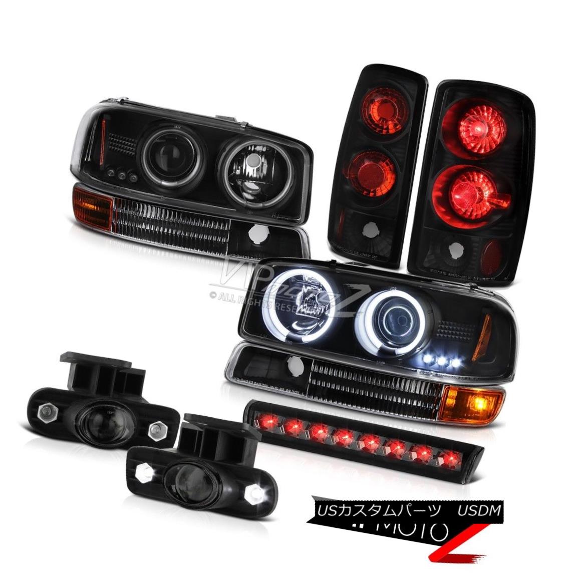 ヘッドライト CCFL Black Headlamps Signal Tail Lights Smoke FogLamps Brake LED 2000-2006 Yukon CCFLブラックヘッドランプ信号テールライトスモークフォグランプブレーキLED 2000-2006ユーコン 【並行輸入品】