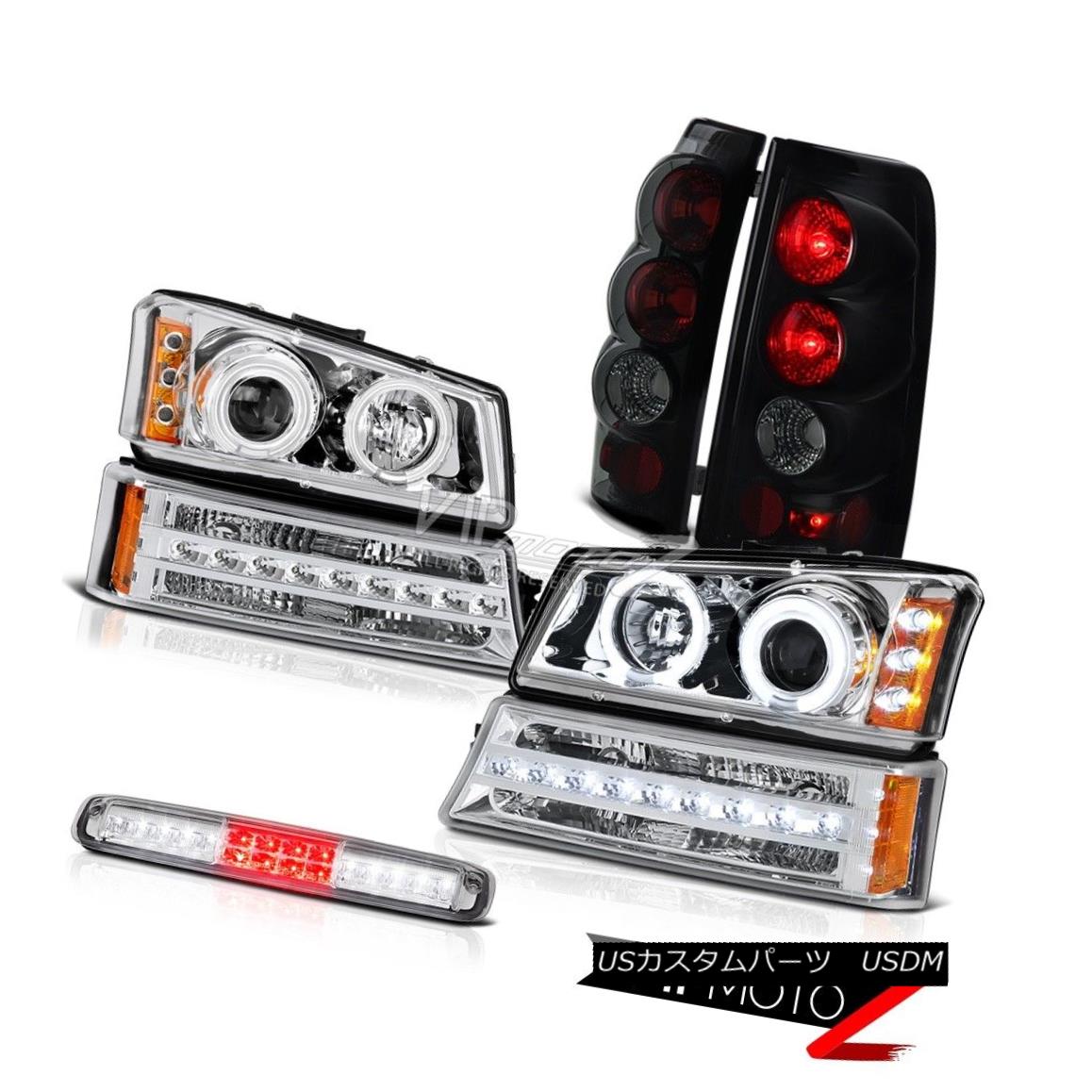 ヘッドライト 2003-2006 Silverado Crystal Clear Roof Cab Lamp Turn Signal Headlights Taillamps 2003-2006シルバラードクリスタルクリアルーフキャブランプターンシグナルヘッドライトタイルランプ 【並行輸入品】