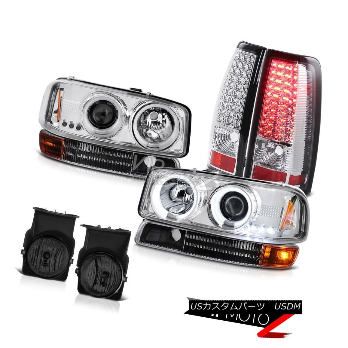 ヘッドライト Projector Headlight CCFL Halo Parking LED Tail Lamp Driving Fog 2003 Sierra 1500 プロジェクターヘッドライトCCFL HaloパーキングLEDテールランプドライビングフォグ2003 Sierra 1500 【並行輸入品】