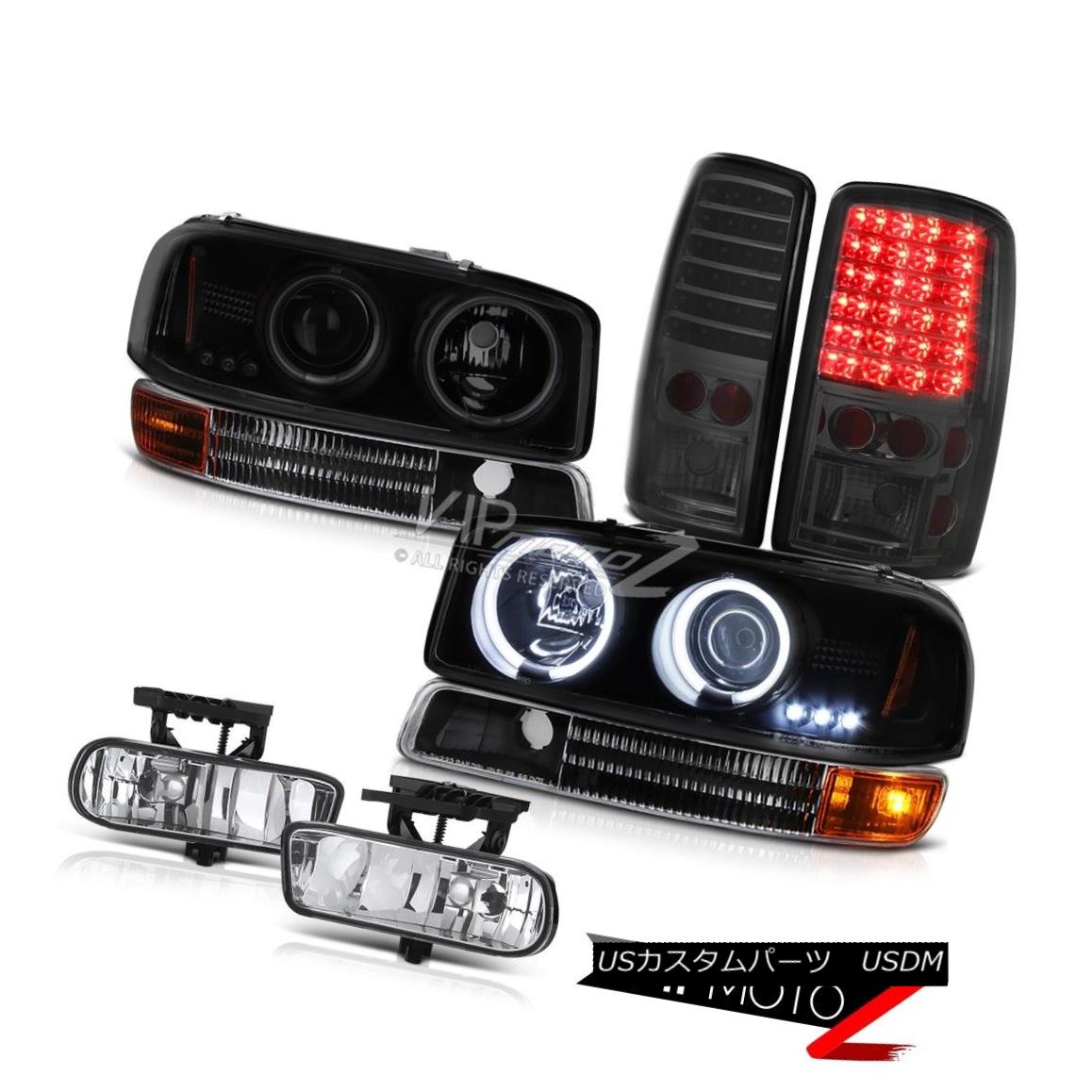 ヘッドライト Projector Headlight Black CCFL Halo LED Tail Lamps FogLights 00-06 GMC Yukon XL プロジェクターヘッドライトブラックCCFL Halo LEDテールランプFogLights 00-06 GMC Yukon XL 【並行輸入品】
