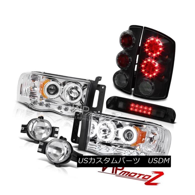 ヘッドライト CCFL Halo Headlamp Sinister Black LED Brake Light Fog 3rd Cargo 02-05 Ram SRT-10 CCFL HaloヘッドランプSinister Black LEDブレーキライトフォグ3rd貨物02-05 Ram SRT-10 【並行輸入品】