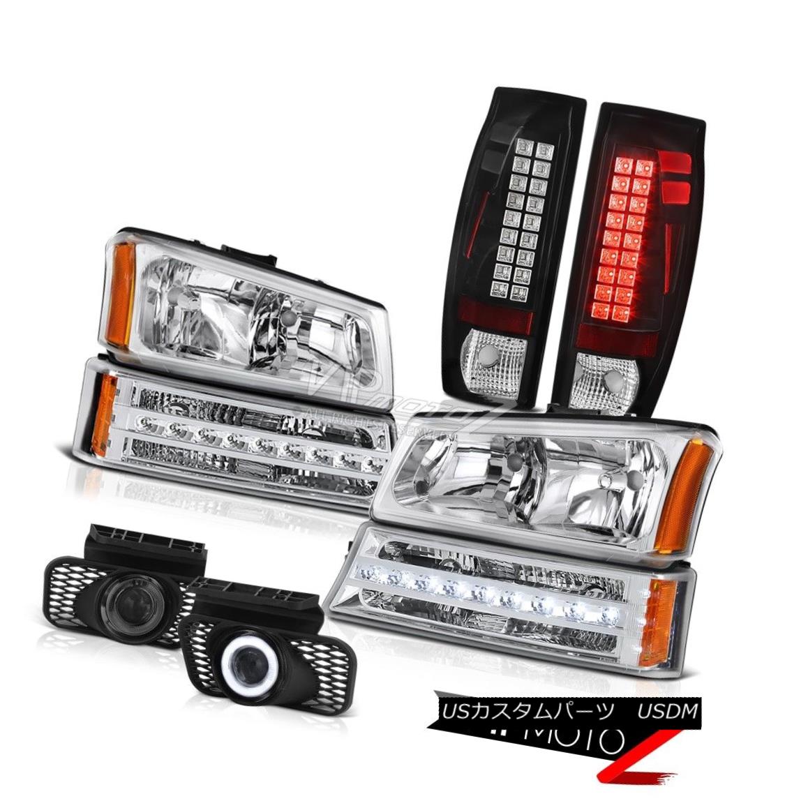 ライト ランプ 新作商品 Foglamps Smoke Titanium Avalanche Chevy 03 06 ヘッドライト Taillamps 03 06シボレーアバランチェチタンスモークフォグランプタイルランプターンシグナルヘッドライト Headlights Signal Turn Kwakuku Com