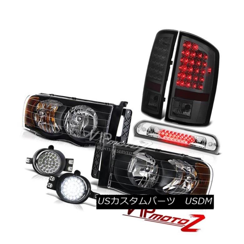 ヘッドライト 2002-05 Ram WS Matte Headlights Smoke Tail Lights LED D.R.L Fog High Brake Cargo 2002-05 Ram WSマットヘッドライトスモークテールライトLED D.R.L Fogハイブレーキキャロ 【並行輸入品】