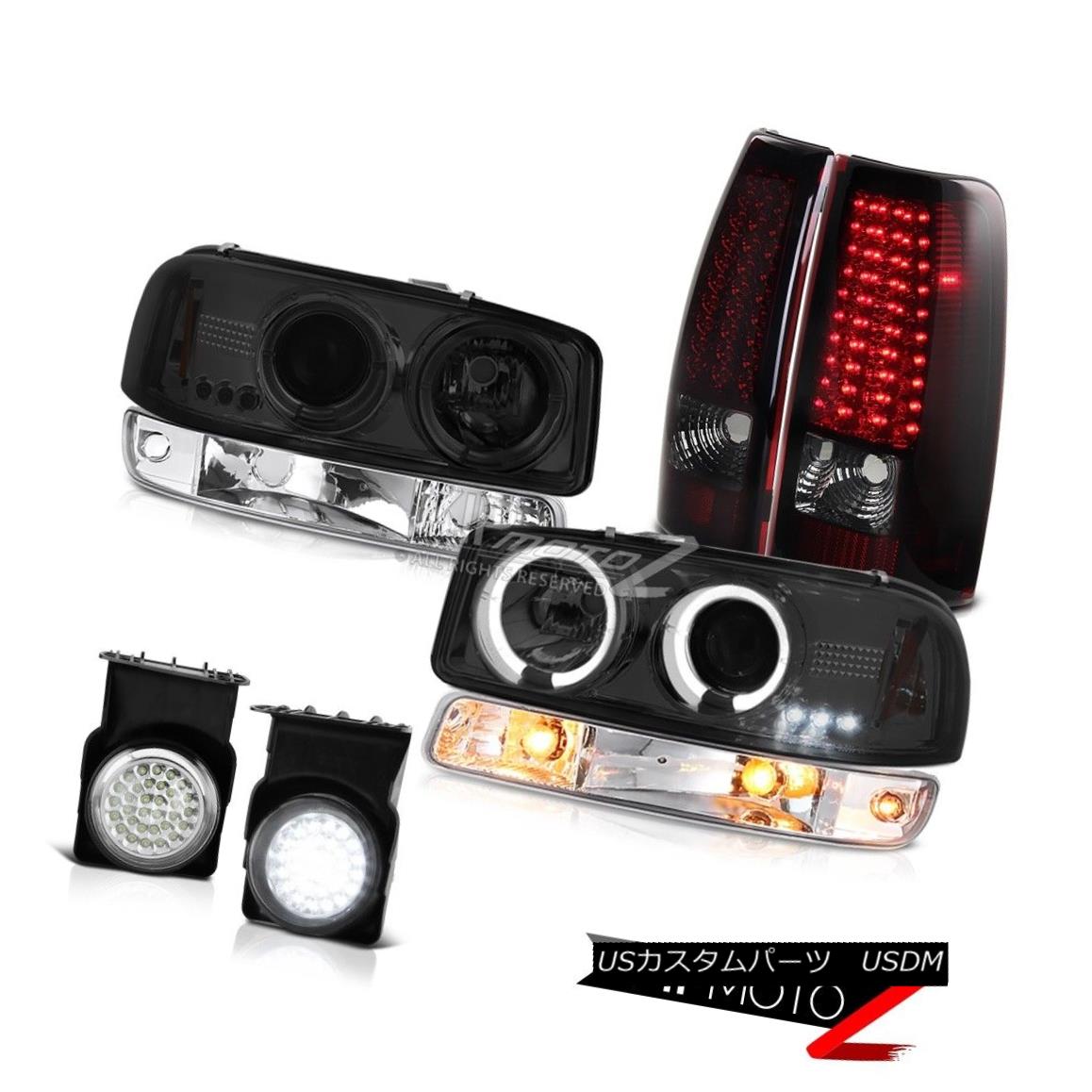 ヘッドライト 03-06 Sierra 5.3L Foglights tail lamps bumper light graphite smoke headlamps 03-06 Sierra 5.3L Foglightsテールランプバンパーライトグラファイトスモークヘッドランプ 【並行輸入品】