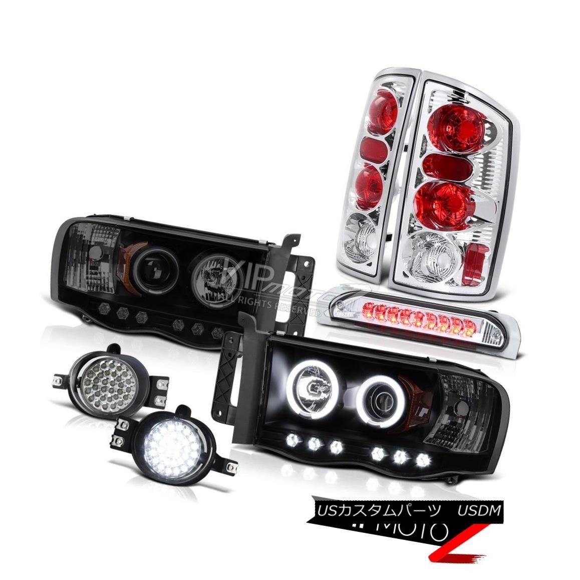 ヘッドライト Dodge Ram 1500 CCFL Halo Projector Headlight Rear Brake Tail Light Fog Roof Lamp ダッジラム1500 CCFLハロープロジェクターヘッドライトリアブレーキテールライトフォグ屋根ランプ 【並行輸入品】